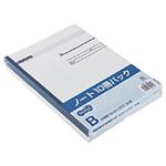 （まとめ） TANOSEE ノートブック セミB5 B罫6mm 30枚 1セット（50冊：10冊×5パック） 【×2セット】