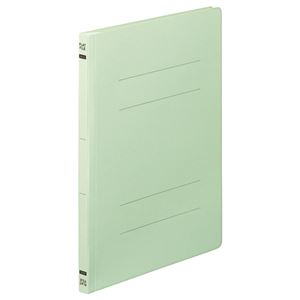 （まとめ） TANOSEE フラットファイルE A4タテ 150枚収容 背幅18mm グリーン 1セット（100冊：10冊×10パック） 【×2セット】