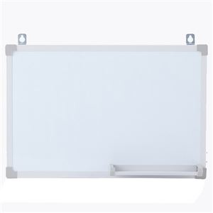 （まとめ） TANOSEE 壁掛けホーローホワイトボード 450×300mm 1枚 【×2セット】