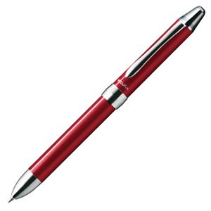 （まとめ） ぺんてる 多機能ペン ビクーニャEX 2+S （軸色 レッド） XBXW1375B 1本 【×5セット】