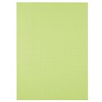 （まとめ） TANOSEE 模造紙（プルタイプ） 本体 788×1085mm 50mm方眼 ウグイス 1ケース（20枚） 【×5セット】