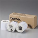 （まとめ） ブラザー BROTHER RDロール プレカット紙ラベル（PDラベルA） ラベルサイズ50mm×85mm 123枚 RD-M11J1 1セット（3ロール） 【×2セット】