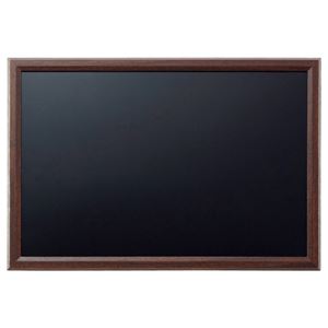 （まとめ） TANOSEE ブラックボード ダーク木目 470×320mm 1枚 【×3セット】
