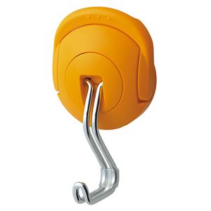 （まとめ） コクヨ 超強力マグネットフック（タフピタ） 耐荷重約10kg オレンジ フク-227YR 1個 【×5セット】