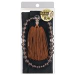 （まとめ） マルアイ 数珠セット 男性用 茶水晶風 保存袋付 ジユ-S31S 1セット 【×2セット】