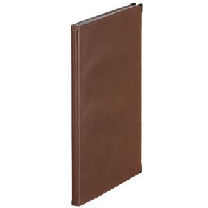 （まとめ） キングジム レザフェス メニューファイル A4タテ型 茶 1972LFチヤ 1冊 【×6セット】