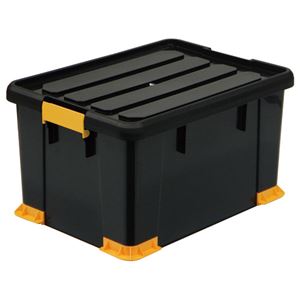 （まとめ） サンカ 頑丈箱（工具箱） ブラック 53×30cm TCP-53-30 1個 【×2セット】