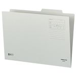 （まとめ） コクヨ 個別フォルダー（カラー） B4 グレー B4-IFM 1セット（10冊） 【×5セット】