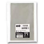 （まとめ） TANOSEE OPP袋 フラット はがき用（大） 110×175mm 1セット（500枚：100枚×5パック） 【×5セット】