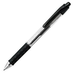 （まとめ） ぺんてる 油性ボールペン スーパーぺんてる 0.7mm 黒 BK977-A 1セット（10本） 【×5セット】