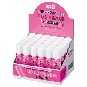 （まとめ） TANOSEE スティックのり 10g 1セット（30本） 【×3セット】