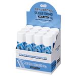 （まとめ） TANOSEE スティックのり 40g 1セット（12本） 【×3セット】