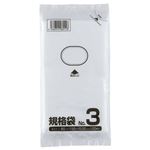 （まとめ） クラフトマン 規格袋 3号 ヨコ80×タテ150×厚み0.02mm HKT-015 1セット（3000枚：100枚×30パック） 【×5セット】