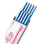 （まとめ） 三菱鉛筆 水性ボールペン ユニボール 0.5mm 赤 UB105.15 1セット（10本） 【×5セット】