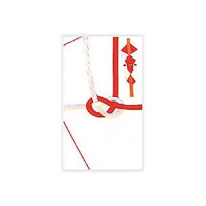 （まとめ） 赤城 紅白7本 金封 祝無地 大阪折 キ162 1セット（10枚） 【×5セット】