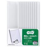 （まとめ） TANOSEE 再生レールホルダー A4タテ 50枚収容 白 1セット（30冊：10冊×3パック） 【×3セット】