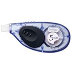 （まとめ） TANOSEE 修正テープ ヨコ引き 5mm幅×10m ブルー 1セット（10個） 【×3セット】