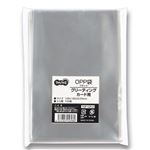 （まとめ） TANOSEE OPP袋 フラット グリーティングカード用 125×180mm 1セット（1000枚：100枚×10パック） 【×2セット】