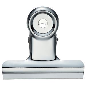 （まとめ） TANOSEE 目玉クリップ 中 口幅50mm 1セット（40個：10個×4箱） 【×5セット】