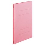 （まとめ） TANOSEE フラットファイル（スタンダードカラー） A4タテ 150枚収容 背幅18mm ピンク 1セット（100冊：10冊×10パック） 【×2セット】
