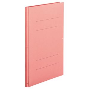 （まとめ） TANOSEE 背幅伸縮フラットファイル A4タテ 1000枚収容 背幅13〜113mm ピンク 1セット（10冊） 【×2セット】