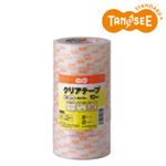 （まとめ）TANOSEE クリアテープ18mm×35m 10巻入×24パック