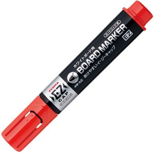 （まとめ） ゼブラ ボードマーカーEZ 中字・丸芯 赤 YYS17-R 1セット（10本） 【×5セット】