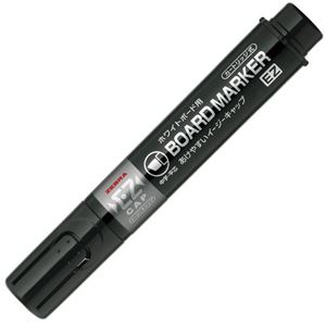 （まとめ） ゼブラ ボードマーカーEZ 中字・平芯 黒 YYSM17-BK 1セット（10本） 【×5セット】
