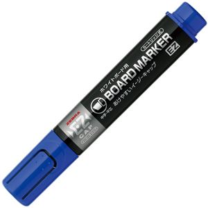 （まとめ） ゼブラ ボードマーカーEZ 中字・平芯 青 YYSM17-BL 1セット（10本） 【×5セット】