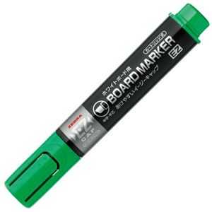 （まとめ） ゼブラ ボードマーカーEZ 中字・平芯 緑 YYSM17-G 1セット（10本） 【×5セット】