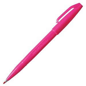 （まとめ） ぺんてる 水性サインペン 桃色 S520-PD 1セット（10本） 【×5セット】