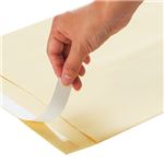 （まとめ） TANOSEE 紙両面テープ カッターなし 10mm×20m 1セット（10巻） 【×5セット】