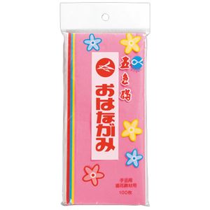 （まとめ） 合鹿製紙 おはながみ五色鶴 5色詰め合せ #200 1セット（1000枚：100枚×10パック） 【×3セット】