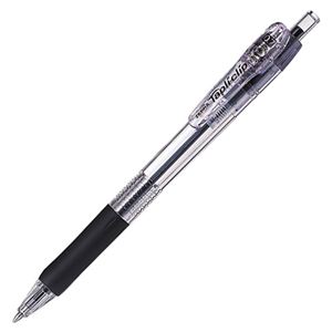 （まとめ） ゼブラ 油性ボールペン タプリクリップ 0.7mm 黒 BN5-BK 1セット（10本） 【×5セット】