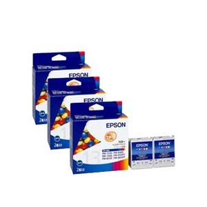 （まとめ）エプソン（EPSON） PM-830C／730C用インクカートリッジ（カラー） 2個入×3（6個パック）