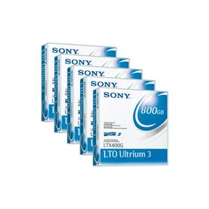 （まとめ）SONY（ソニー） LTX400GR LTO Ultrium3 データカトリッジ 400GB 5巻