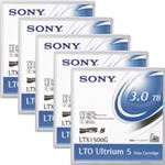 （まとめ）SONY（ソニー） LTX1500GR LTO Ultrium5 データカートリッジ 1.5TB 5巻