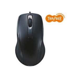 （まとめ）TANOSEE オプティカルスクロールマウス スタンダードタイプ 5個