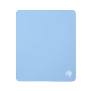 （まとめ） サンワサプライ ベーシックマウスパッド natural base ブルー MPD-OP54BL 1セット（5枚） 【×3セット】
