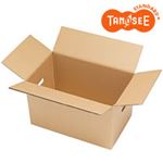 （まとめ）TANOSEE 無地ダンボール箱 ダブルフルート LL-1 10枚入×3パック