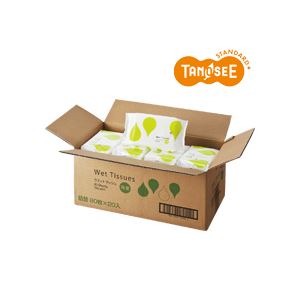 （まとめ）TANOSEE 除菌ウェットティッシュ 詰替用 80枚入×20パック