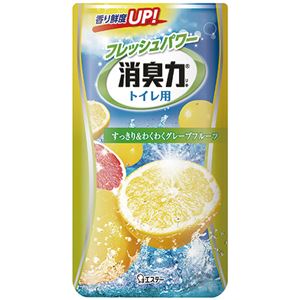 （まとめ） エステー トイレの消臭力 グレープフルーツ 400ml 1セット（3個） 【×5セット】