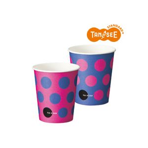 （まとめ）TANOSEE 紙コップ mizutama 154ml 100個入×30パック