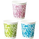 （まとめ） TANOSEE 紙コップ Nature and Friends 205ml（7オンス） 1セット（500個：100個×5パック） 【×2セット】