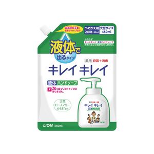 （まとめ）キレイキレイ 薬用ハンドソープ 詰替用大型 450ml 16個
