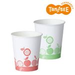 （まとめ）TANOSEE オリジナルデザイン紙コップ りんご 154ml 100個入×30パック