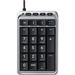 （まとめ） エレコム ホットキー付テンキーボード シルバー TK-TCM001SV 1個 【×2セット】
