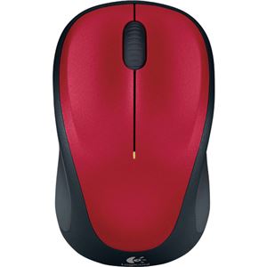 （まとめ） ロジクール Wireless Mouse レッド M235RRD 1個 【×2セット】