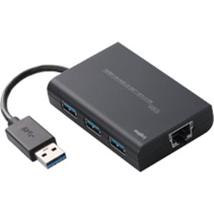ロジテック USB3.0 高速GigaLANアダプター ブラック LAN-GTJU3H3 1個