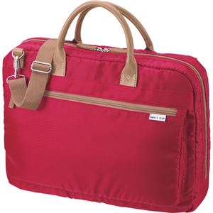 （まとめ） サンワサプライ カジュアルPCバッグ 15.6型ワイド対応 レッド BAG-CA7R 1個 【×2セット】